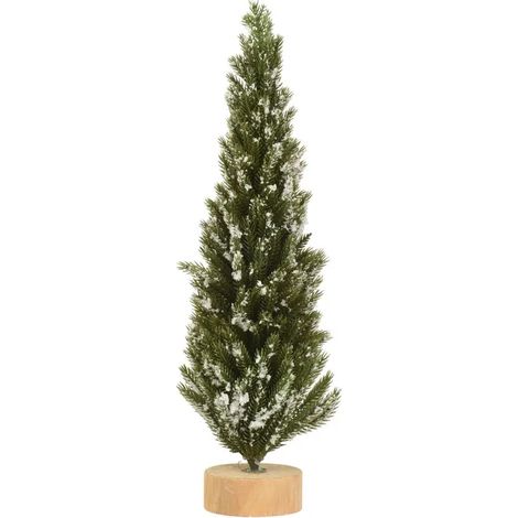 Mini albero di Natale verde innevato Ø10 × H40 cm (1/2)