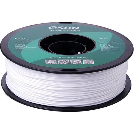 eSUN PETG Filament 1.75mm 1000g Solid White