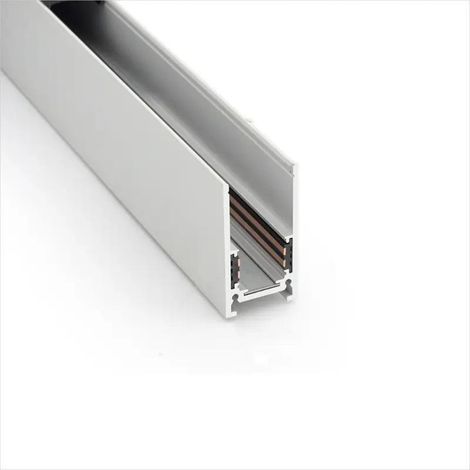 Rail Magnetique en Saillie 48V - 1 m / Blanc - SILUMEN