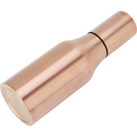 500-ml-Ölflasche aus Edelstahl, Essig-/Saucenflasche im europäischen Stil, staubdicht, roségolden (1/5)