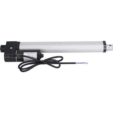 Vérin électrique linéaire 350mm course 3000N, moteur 12V, accessoire pour équipement industriel et machines automatiques. (1/5)