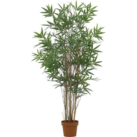 Bambou Artificiel Plante Verte Décorative pour Décoration Intérieure Salon Bureau 144 cm - PANGIVO