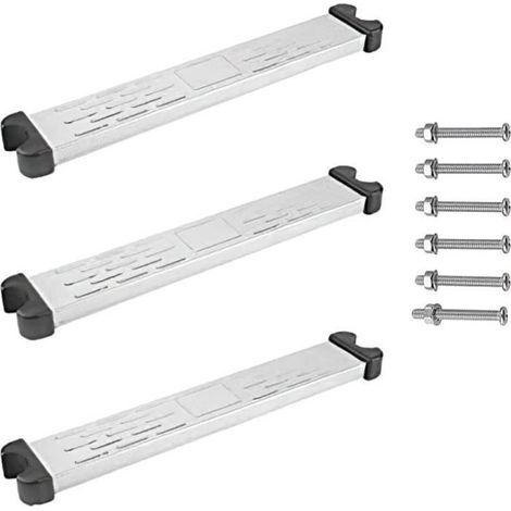 3PCS Marches d’échelle de piscine de rechange en acier inoxydable antidérapant,50 x 8.5 x 3 cm. (1/4)