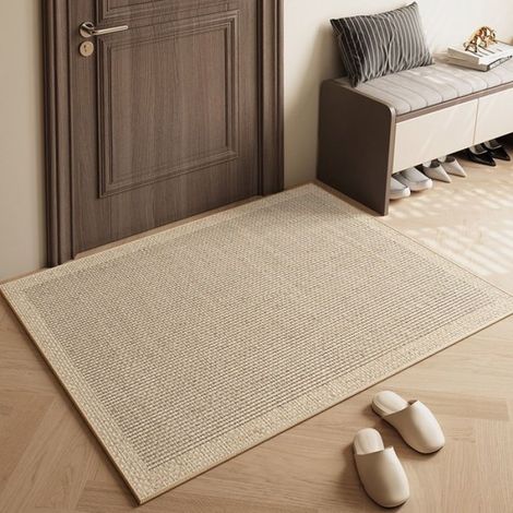 Paillasson D'entrée - 60 x 90 cm - En Polyester Et Caoutchouc Antidérapant - Pour Intérieur Et Extérieur - 1 Pièce