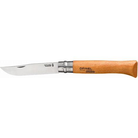 OPINEL Messer Nr. 12 Karbonklinge mit Sicherheitsring - 113120