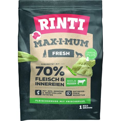Rinti Max-i-Mum Hundetrockenfutter Adult 1 kg Pansen