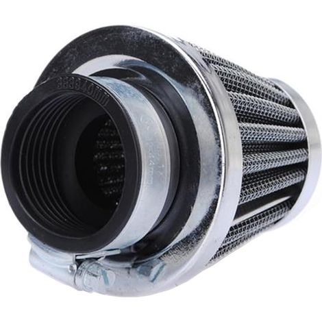 E Support 46mm Filtre à Air Mini Cône Kit d'induction d'admission de filtre à air Turbo Grille d'aération Reniflard Voiture Moto (1/3)