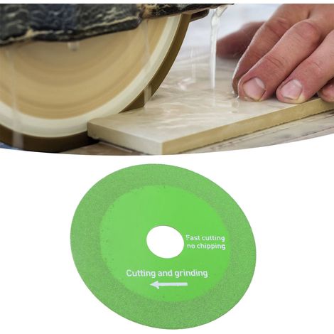 Lot de 4 disques de coupe Glass King (version anglaise, 100 x 20 x 15 x 1 mm) pour carrelage, jade et bouteilles de vin (1/5)