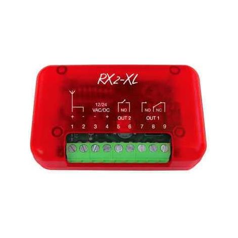 Ricevente Radio Ricevitore 2 Ch Universale Compatibile 433.92 Mhz NOLOGO RX2-XL