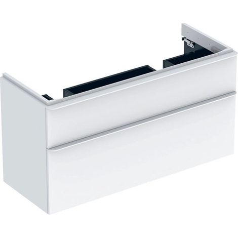 Geberit Smyle Square Waschtischunterschrank für Doppelwaschtisch, (1/6)