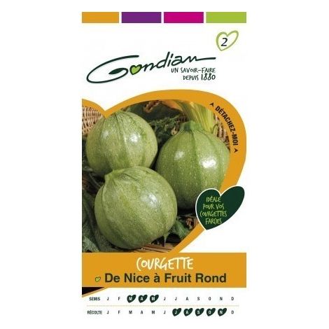 Gondian - Courgette de Nice A Fruit Rond
