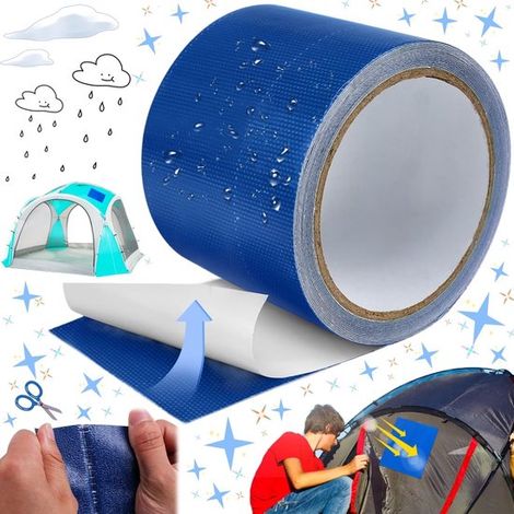SPHProducts – Planenreparaturband – Wasserdicht – 8 cm breit – Hohe Klebkraft – Universell – Für den Außenbereich – 5 Meter lang (1/5)