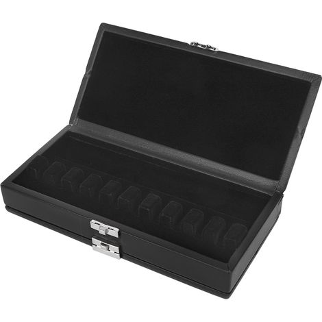 Étui à anche double couche en cuir noir pour 20 anches, boîte étanche à l'humidité, accessoire d'instrument de musique (1/5)