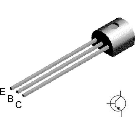 Bipolarer PNP-Transistor 30V 100mA 500mW TO92 BC559C