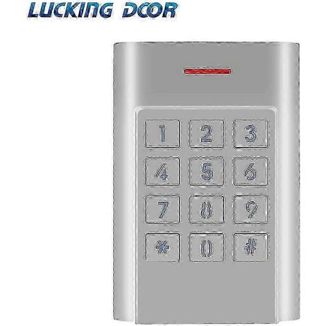 Lecteur de cartes à clavier étanche IP68 pour le contrôle d'accès, contrôleur de contrôle d'accès par carte d'identification 125 kHz, serrure de porte électronique, système de contrôle d'accès RFID, K (1/3)