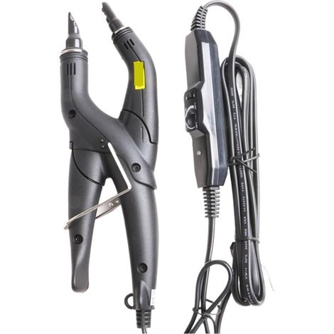 Outils De Liaison Kératine Fer Thermique D'extension Cheveux Connecteur Fusion Température Réglable Machine Salon Gain Temps Efficace(Black) (1/5)