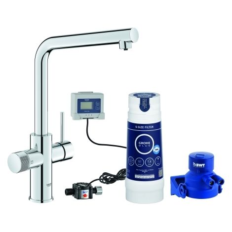 Starter Kit GROHE Blue Pure Minta 30589 L-Auslauf S-Filter chrom (1/4)