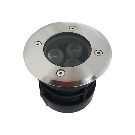 Faretto Segnapassi Da Terra Calpestabile Led Luce Calda 3 Watt Giardino Ip67 (1/4)