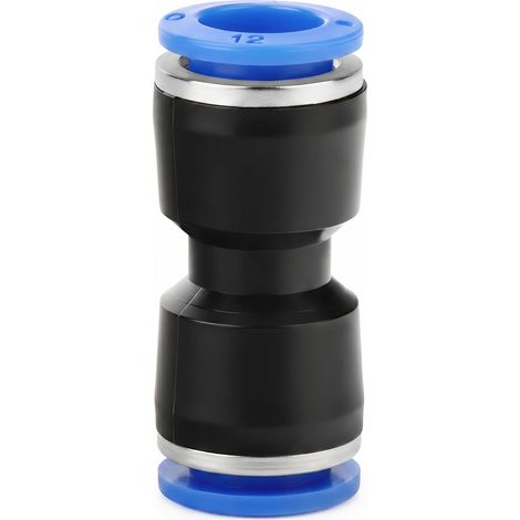 1pièces PU4 Straight Pneumatic Push Fit Fitting, Quick Connect air Line Hose Connector pour PU/PE Tube, Plastic Pneumatic Fitting pour air Compressor System (1/5)