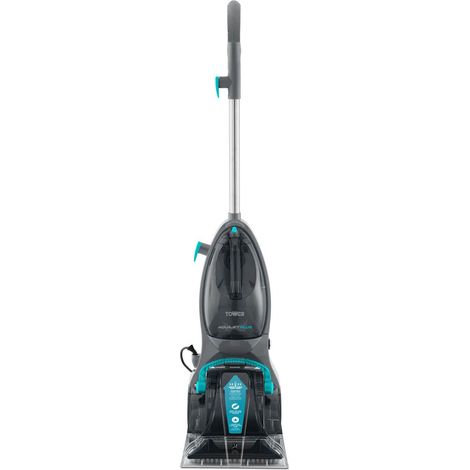 Tower T548002 TCW5 AQUAJETPLUS Carpet Washer with Allergen Removal and 250ml Cleaning Solution, Blue and Grey