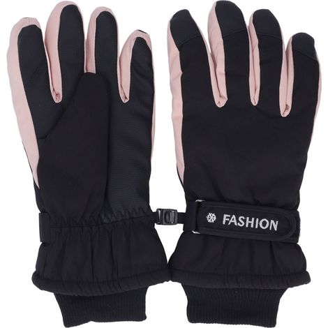 Gants d'hiver imperméables et chauds, doigts complets écran tactile, isolants, pour montagne extérieure et ski (1/5)