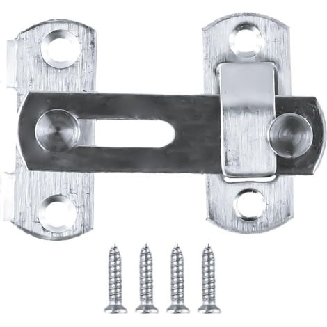 Verrou à loquet en inox pour portes, meubles 70 x 50 mm (1/5)