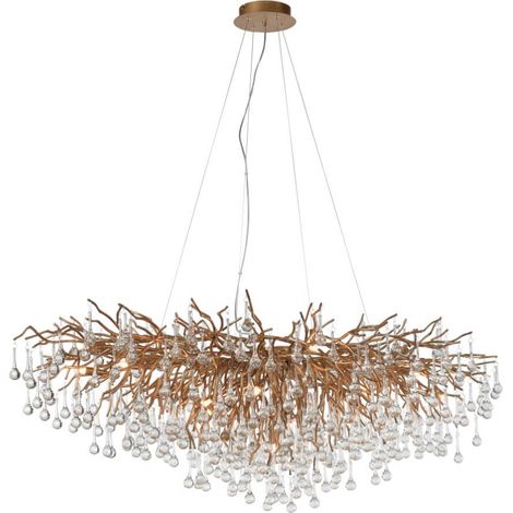 Grand lustre Icicle laiton antique - 2031-11
