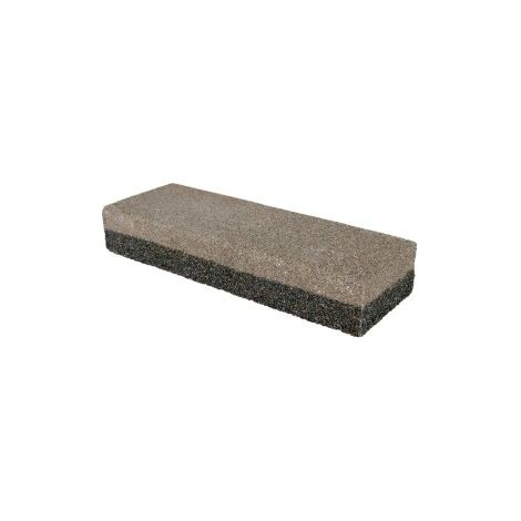 Piedra de afilar de doble cara WHETSTONE para cuchillos, guadañas y hachas.