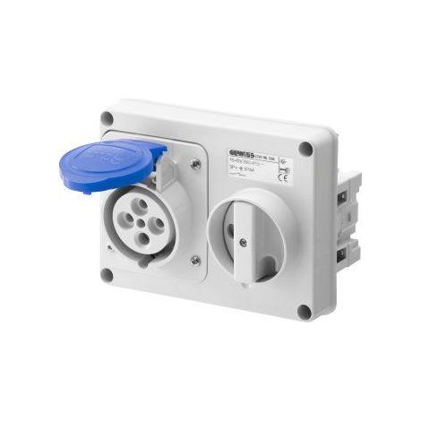 SOC.PR.VE.H.S.F.3P+T 32A 230V 9H SBF GEWISS GW66116