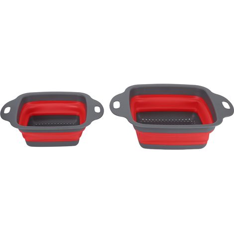 Panier Egouttoir Pliable - Passoire Cuisine En PP Et TPR - Pour Lavage Fruits Légumes - Design Ergonomique - 1 Pièce (1/5)