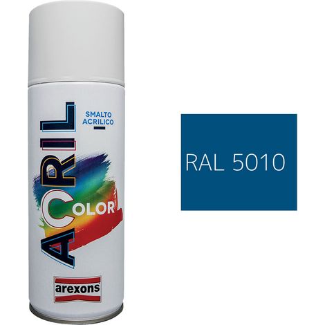 SMALTO SPRAY ACRILICO RAL 5010 - blu genziana - AREXONS