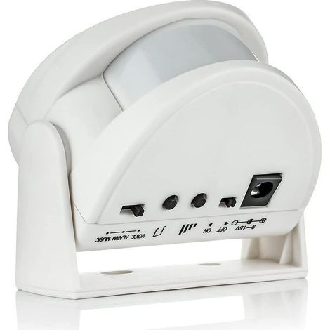 Sonnette sans Fil M5, Détecteur de Mouvement avec Alarme Sonore pour Porte/Entrée de Porte/Maison et Magasin/Bureau, Alarme de Sécurité (1/5)