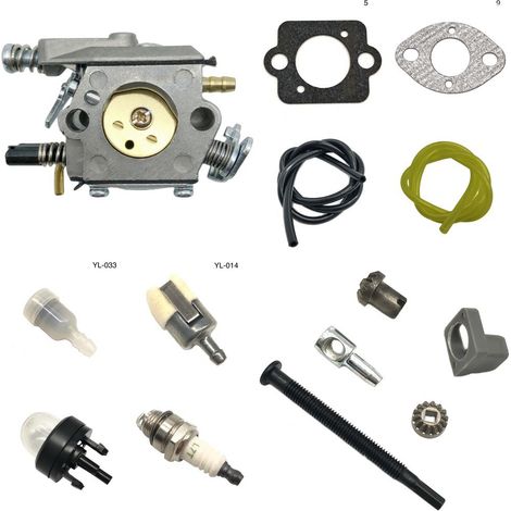 Le carburateur convient aux modèles CS-310, CS-370, WT 985 A021001921 909-098-1 (1/4)
