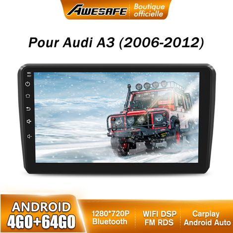 AWESAFE Autoradio Android 13 pour Audi A3/S3/RS3 (2012-2020) 4Go+64Go 9'' Écran Tactile avec Carplay Android Auto GPS WiFi (1/5)