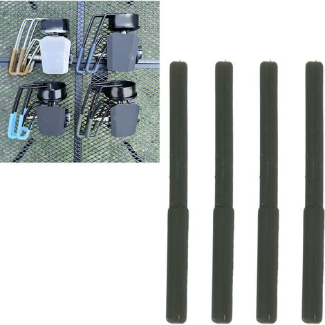 Set mit 4 Schutzhüllen für SOTO310 Spider Stove Camping- und Picknickkocher (Kopf und Fuß), rutschfeste und hitzebeständige Silikonschlauchabdeckungen, Schutz für Gaskocherständer, olivgrüne Gummiabde (1/5)