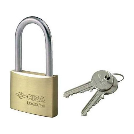 6,0 x LUCCHETTO ARCO LUNGO 21011 LOGO