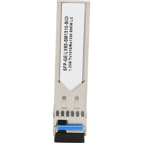 Il modulo ricetrasmettitore ottico SFP LC ha un'ampia applicabilità, una velocità di trasmissione di 1,25 Gbit/s, è adatto per reti in fibra monomodale e supporta implementazioni a lunga distanza.