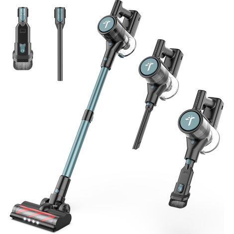 Aspirateur Balai Sans Fil - TEENDOW - Modèle Silencieux - 58000 Pa - 45 Minutes d'Autonomie - Vert Forêt (1/5)