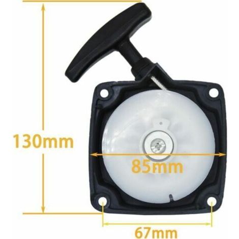 2ps Lanceur + Mitnehmerplatte pour Débroussailleuse Red Fox Tarus Fuxtec Timbertech BC52, BC520 (1/4)