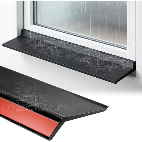 Bande de Protection Contre la Pluie Autocollante Extérieure, Déflecteur pour Fenêtres et Portes 5m, Anti-Infiltration sur Cadres (1/5)