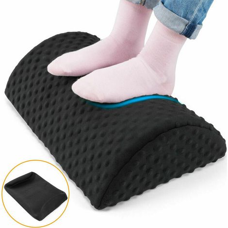 Repose-Pieds Ergonomique sous Le Bureau, 1 Repose-Pieds à Hauteur réglable avec Surface texturée, adapté aux Voyages à Domicile,Éponge.. Pouf et repose-pieds