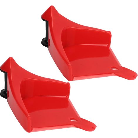 Cale de Roue, 2 Pièces ABS Arrêt de Pneu Cale de Roue de Voiture Robuste Cale de Roue Portable pour Camping-car, Remorque, Camion, Voiture ou VTT (1/5)