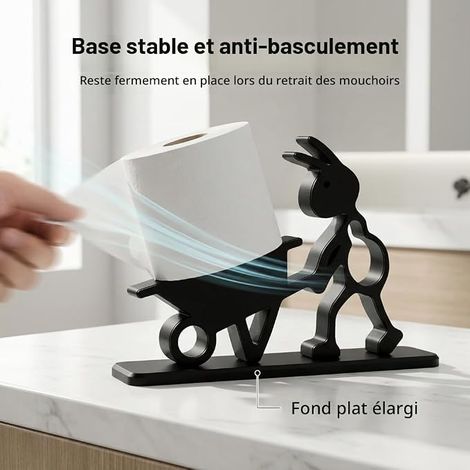 Porte-Papier Toilette Fourmi 3D – Support Sopalin Fourmi, Range-Rouleau WC pour Salle de Bain, Salon, Cuisine et Chambre, Accessoire WC (1/4)