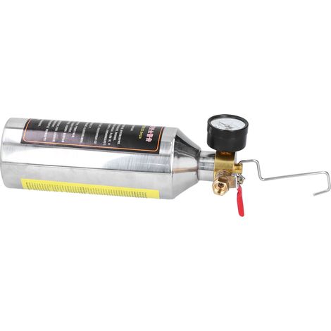 Nettoyant climatisation auto, bouteille suspendue pour entretien circuit frigorifique, sans démontage, avec buse, kit de maintenance universel (1/5)