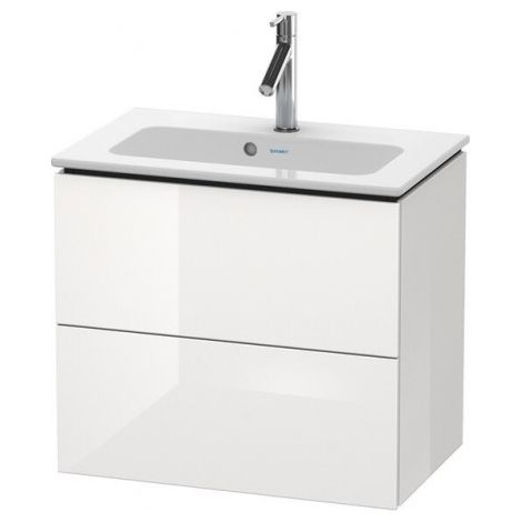 Duravit L-Cube bâti-support lavabo suspendu, Compact, 2 tiroirs,