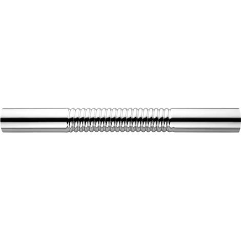 CANOTTO DIRITTO FLESSIBILE PER WC IN OTTONE CROMATO ø30x250