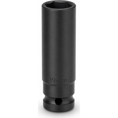 Long hexagonal impact socket 41 mm in phosphated steel (1/5)