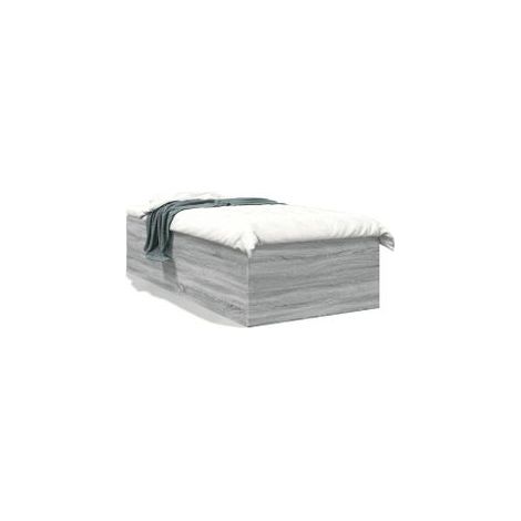 Cadre de lit sonoma gris 90x190 bois d'ingénierie (1/5)