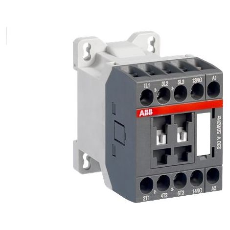 Contacteur ABB série A Line, 3 pôles , 3NO, 22 A, 24 V, 2,2 kW ( Prix pour 1 )