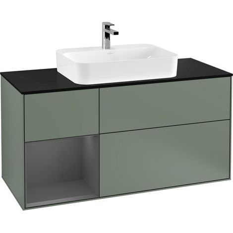 Villeroy & Boch G412GKGM Armoire sous lavabo Finion G41 (1/2)